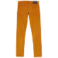 Men Others Solid - Men 5-pocket Velvet Pants Regular fit, Tobacco back view