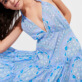 Damen Andere Bedruckt - Mandala Kleid aus Baumwolle für Damen, Lagune Details Ansicht 6