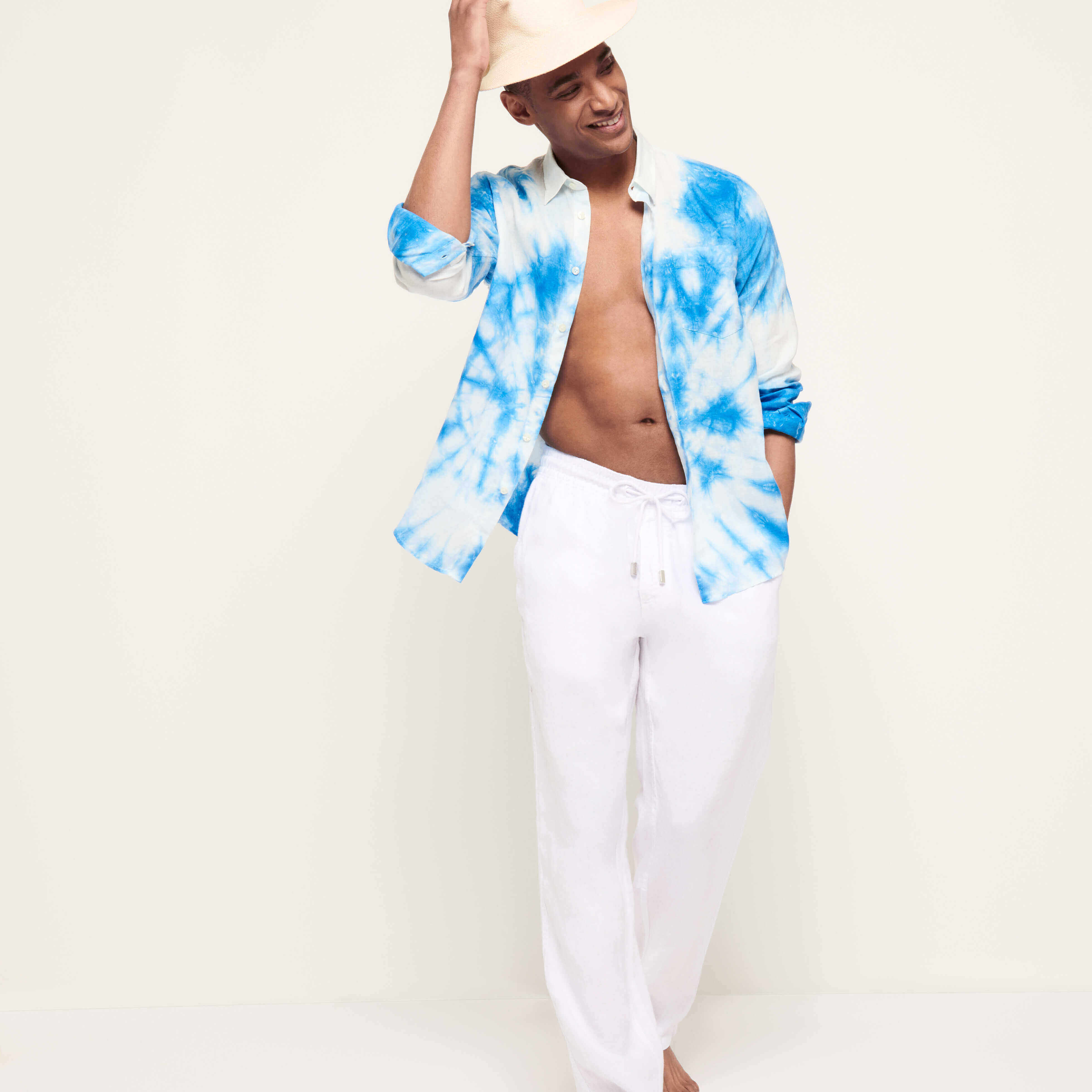 Pantalón de chándal en algodón de color liso para hombre, Sitio web de  Vilebrequin