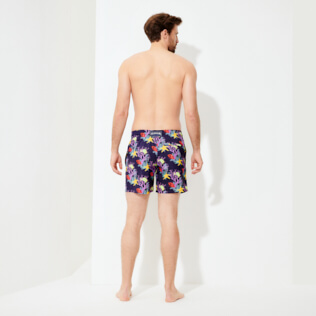 Uomo Classico ultraleggero Stampato - Costume da bagno uomo ultraleggero e ripiegabile Fonds Marins, Zaffiro backworn Uomo Classico ultraleggero Stampato - Costume da bagno uomo ultraleggero e ripiegabile Fonds Marins, Zaffiro backworn