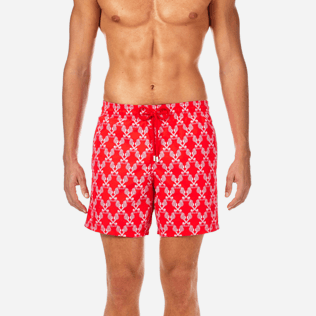 Men Classic / Moorea Printed - Valentine Day Hippocampes Swim shorts, Poppy red supp1 Men Classic / Moorea Printed - Valentine Day Hippocampes Swim shorts, Poppy red supp1