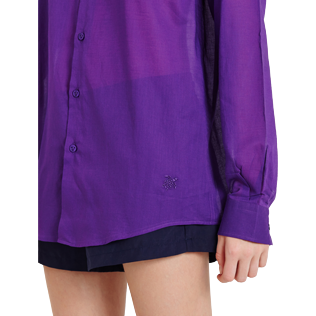 Andere Uni - Unisex Solid Hemd aus Baumwollschleier, Pflaume supp3 Andere Uni - Unisex Solid Hemd aus Baumwollschleier, Pflaume supp3