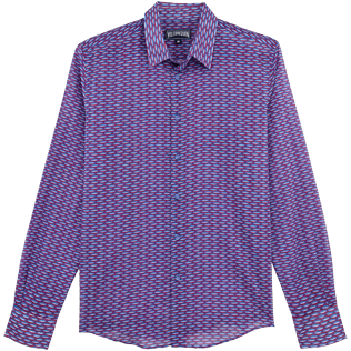 Autros Estampado - Camisa de algodón con estampado Marbella unisex, Grosella front Autros Estampado - Camisa de algodón con estampado Marbella unisex, Grosella front