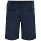 Hombre Autros Liso - Bermudas ultraligeras tipo pantalones chinos para hombre, Azul marino vista trasera