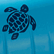 Inflatable Pool Ring Ronde des Tortues - VILEBREQUIN X SUNNYLIFE, Lazulii blue 