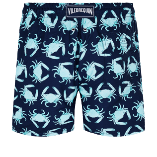 Men Classic Printed - Men Swim Trunks Only Crabs !, Navy back view