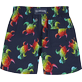 Boys Others Printed - Boys Stretch Swim Trunks Tortues Rainbow Multicolor - Vilebrequin x Kenny Scharf, Navy back view