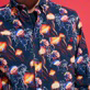 Hombre Autros Estampado - Camisa de pana para hombre, Azul marino detalles vista 2