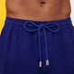 Men Others Graphic - Men Linen Bermuda Shorts Rayures, Purple blue details view 1