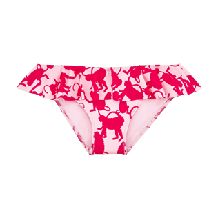 Mädchen Andere Bedruckt - Happy Monkeys Bikinihose für Mädchen, Peony front Mädchen Andere Bedruckt - Happy Monkeys Bikinihose für Mädchen, Peony front