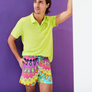 男款 Stretch classic 印制 - 男士 1980 Waves Multicolor 弹力泳装, Lazulii blue supp3 男款 Stretch classic 印制 - 男士 1980 Waves Multicolor 弹力泳装, Lazulii blue supp3