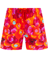 Boys Others Printed - Boys Swim Trunks Stretch Mix Of Flowers, Medlar front view