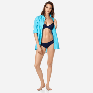 Damen Klassische Höschen Uni - Solid Net Midi-Bikinihose für Damen, Marineblau supp2 Damen Klassische Höschen Uni - Solid Net Midi-Bikinihose für Damen, Marineblau supp2