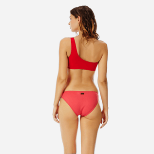 Femme ASYMETRIQUE Uni - Haut de Maillot de bain Asymetrique Femme Neoprene, Rouge laque backworn Femme ASYMETRIQUE Uni - Haut de Maillot de bain Asymetrique Femme Neoprene, Rouge laque backworn