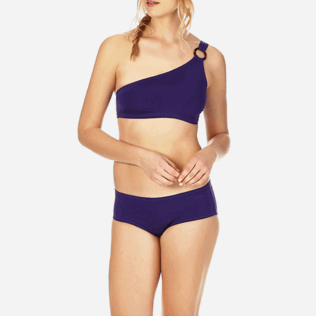 Mujer Braguitas Liso - Braguitas de bikini con estampado Solid Water para mujer, Amatista supp1 Mujer Braguitas Liso - Braguitas de bikini con estampado Solid Water para mujer, Amatista supp1