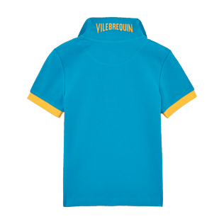 Boys Others Solid - Boys Cotton Pique Polo Shirt Solid, Seychelles back Boys Others Solid - Boys Cotton Pique Polo Shirt Solid, Seychelles back