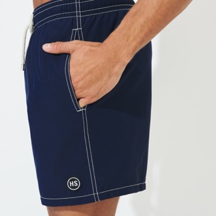 Men Classic Solid - Men Swim Trunks Solid - Vilebrequin x Highsnobiety, Deep blue supp3 Men Classic Solid - Men Swim Trunks Solid - Vilebrequin x Highsnobiety, Deep blue supp3