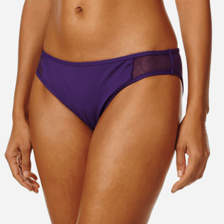 Women Classic brief Solid - Women midi brief bikini Bottom Solid Net, Reddish purple supp1 Women Classic brief Solid - Women midi brief bikini Bottom Solid Net, Reddish purple supp1