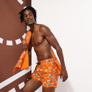 Photo de Homme CLASSIQUE Imprimé - Maillot de bain homme Looney Tunes, Nefle vue de détail 4 Photo de Homme CLASSIQUE Imprimé - Maillot de bain homme Looney Tunes, Nefle vue de détail 4