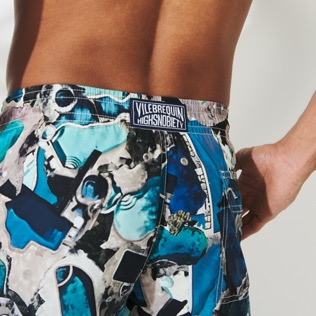 Uomo Classico stretch Stampato - Costume da bagno uomo Californian Pool Dogtown - Vilebrequin x Highsnobiety, Blue note supp1 Uomo Classico stretch Stampato - Costume da bagno uomo Californian Pool Dogtown - Vilebrequin x Highsnobiety, Blue note supp1