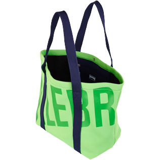 Others Solid - Large Beach Bag Neoprene, Neon green front Others Solid - Large Beach Bag Neoprene, Neon green front