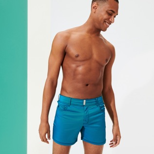 Men Flat belts Solid - Men Swim Trunks Flat Belt Solid, Azure supp2 Men Flat belts Solid - Men Swim Trunks Flat Belt Solid, Azure supp2