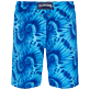 Men Short classic Printed - Men Swim Trunks Long Ultra-light and packable Nautilius Tie & Dye, Azure back view