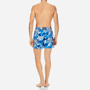 Men Classic / Moorea Printed - Men Swimtrunks Starlettes & Turtles Vintage, Neptune blue backworn Men Classic / Moorea Printed - Men Swimtrunks Starlettes & Turtles Vintage, Neptune blue backworn