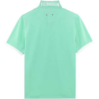 Men Others Solid - Men Cotton Pique Polo Shirt Solid, Mint back Men Others Solid - Men Cotton Pique Polo Shirt Solid, Mint back