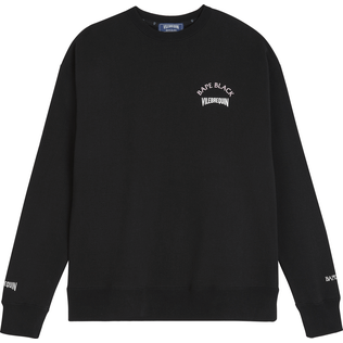 Herren Andere Bedruckt - Vilebrequin x BAPE® BLACK Sweatshirt aus Baumwolle für Herren, Schwarz Vorderansicht