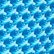 Lange Micro Waves Badeshorts für Herren, Lazulii blue 