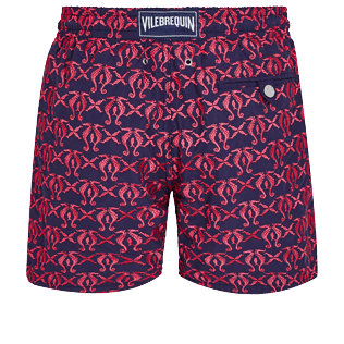Homme CLASSIQUE Brodé - Maillot de bain homme Brodé Hippocampes - Édition Limitée, Bleu nuit back Homme CLASSIQUE Brodé - Maillot de bain homme Brodé Hippocampes - Édition Limitée, Bleu nuit back