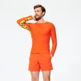 Hombre Autros Estampado - Camiseta térmica con estampado Go Bananas para hombre, Nispero frontworn Hombre Autros Estampado - Camiseta térmica con estampado Go Bananas para hombre, Nispero frontworn