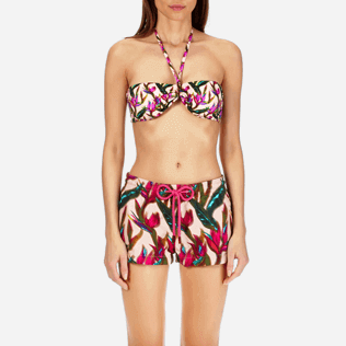 Mujer Shorty Estampado - Pantalón corto con estampado Mini Paradise 3D para mujer, Nude supp1 Mujer Shorty Estampado - Pantalón corto con estampado Mini Paradise 3D para mujer, Nude supp1