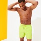 Men Others Solid - Men Swimwear Solid, Lemongrass front worn view