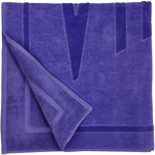 Andere Uni - Solid Jacquard-Strandtuch aus Frottee, Hyazinth back Andere Uni - Solid Jacquard-Strandtuch aus Frottee, Hyazinth back