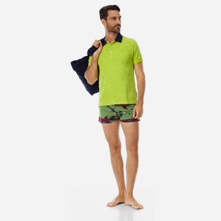 Men Short classic Printed - Men short and fitted stretch swimtrunks Belle ou Gars, Cactus supp2 Men Short classic Printed - Men short and fitted stretch swimtrunks Belle ou Gars, Cactus supp2