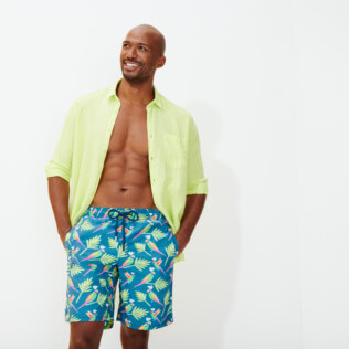 Homme CLASSIQUE LONG Imprimé - Maillot de bain homme Long Multicolore Parrots, Goa supp1 Homme CLASSIQUE LONG Imprimé - Maillot de bain homme Long Multicolore Parrots, Goa supp1
