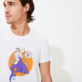 Uomo Altri Stampato - T-shirt uomo in cotone biologico Let's Take A Ride!, Bianco dettagli vista 3
