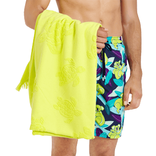 Autros Liso - Futa de tejido terry con estampado Turtles Jacquard, Jengibre supp3 Autros Liso - Futa de tejido terry con estampado Turtles Jacquard, Jengibre supp3