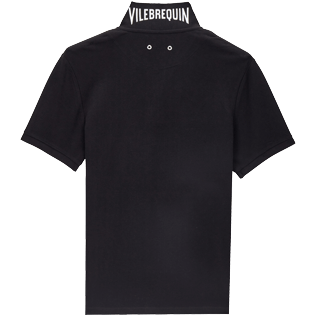 Men Others Solid - Men Cotton Pique Polo Shirt Solid, Black back Men Others Solid - Men Cotton Pique Polo Shirt Solid, Black back