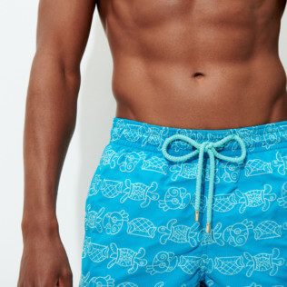 Hombre Bordados Bordado - Bañador bordado con estampado Tulum para hombre - Edición limitada, Seychelles supp1 Hombre Bordados Bordado - Bañador bordado con estampado Tulum para hombre - Edición limitada, Seychelles supp1