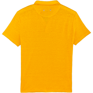 Uomo Altri Unita - Polo uomo in jersey di lino tinta unita, Mango back Uomo Altri Unita - Polo uomo in jersey di lino tinta unita, Mango back