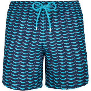 Hombre Corte Clásico Estampado - Bañador con estampado Poissons Hamac, Celeste front Hombre Corte Clásico Estampado - Bañador con estampado Poissons Hamac, Celeste front