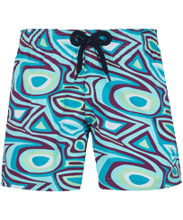 Boys Others Printed - Boys Swim Trunks Stretch 2001 Broken Waves , Lagoon front view