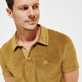 Men Others Solid - Men Jacquard Polo Solid, Bark back worn view
