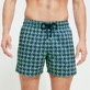 Men Others Printed - Men Stretch Swim Trunks Fish Foot, Navy details view 2