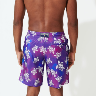 Hombre Clásico largon Estampado - Bañador largo con estampado 1991 Original Turtles para hombre, Mar azul backworn Hombre Clásico largon Estampado - Bañador largo con estampado 1991 Original Turtles para hombre, Mar azul backworn