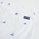 Men Others Printed - Men Chino embroidered Bermuda Shorts 2009 Les Requins, White details view 5