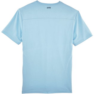 Men Others Solid - Men Pima Cotton Jersey T-shirt Solid, Sky blue back Men Others Solid - Men Pima Cotton Jersey T-shirt Solid, Sky blue back